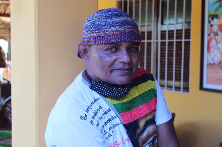 Retrato do artista plástico João Artur, de Paudalho (PE)
